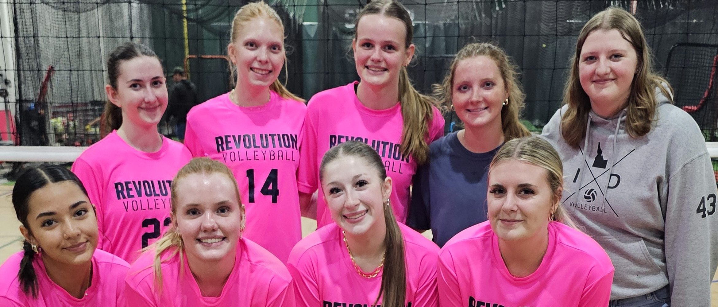 17s Group Photo in Pink